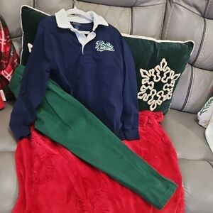 Polo by Ralph Lauren Kids Blue and Green Polo Shirt